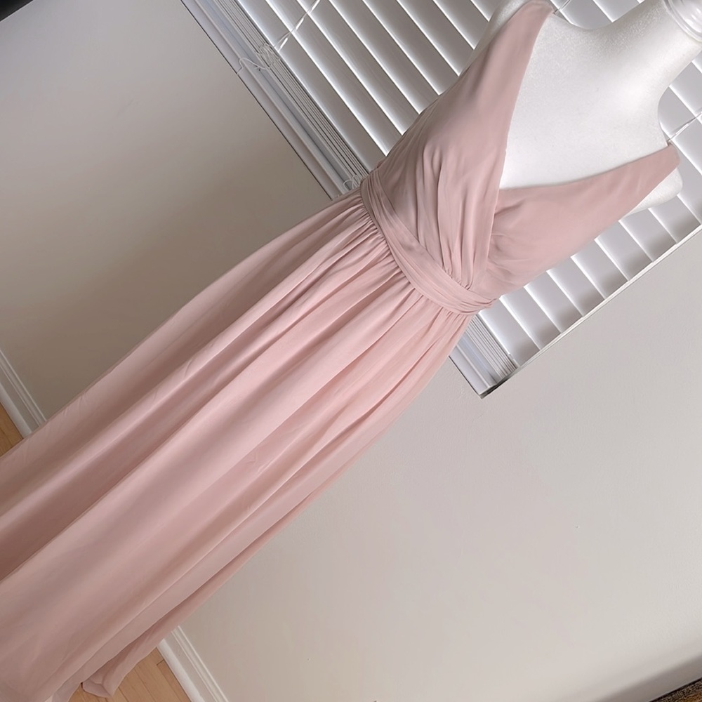cut out back long length Adrianna Papell dress